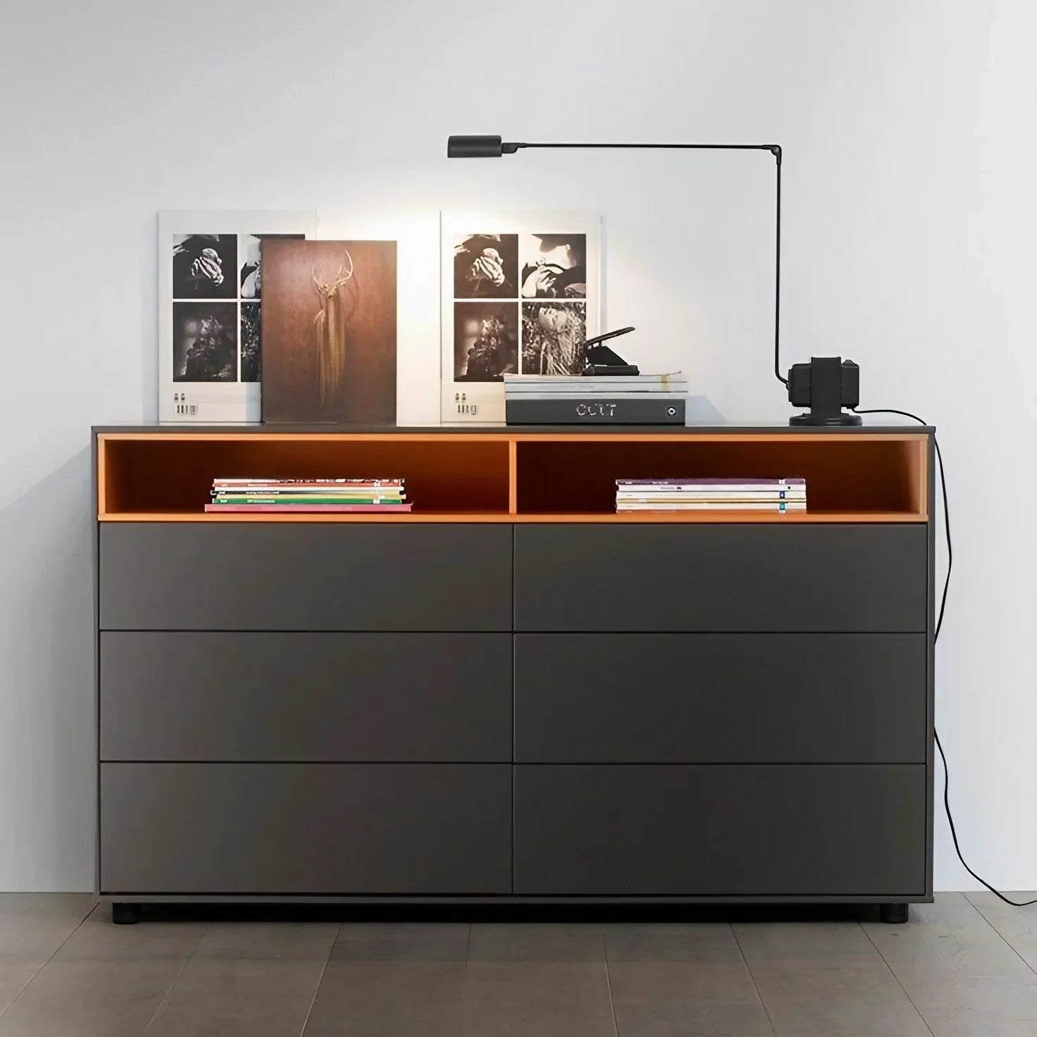 وحدة أدراج خشب كونتر، 100*35*80 سم