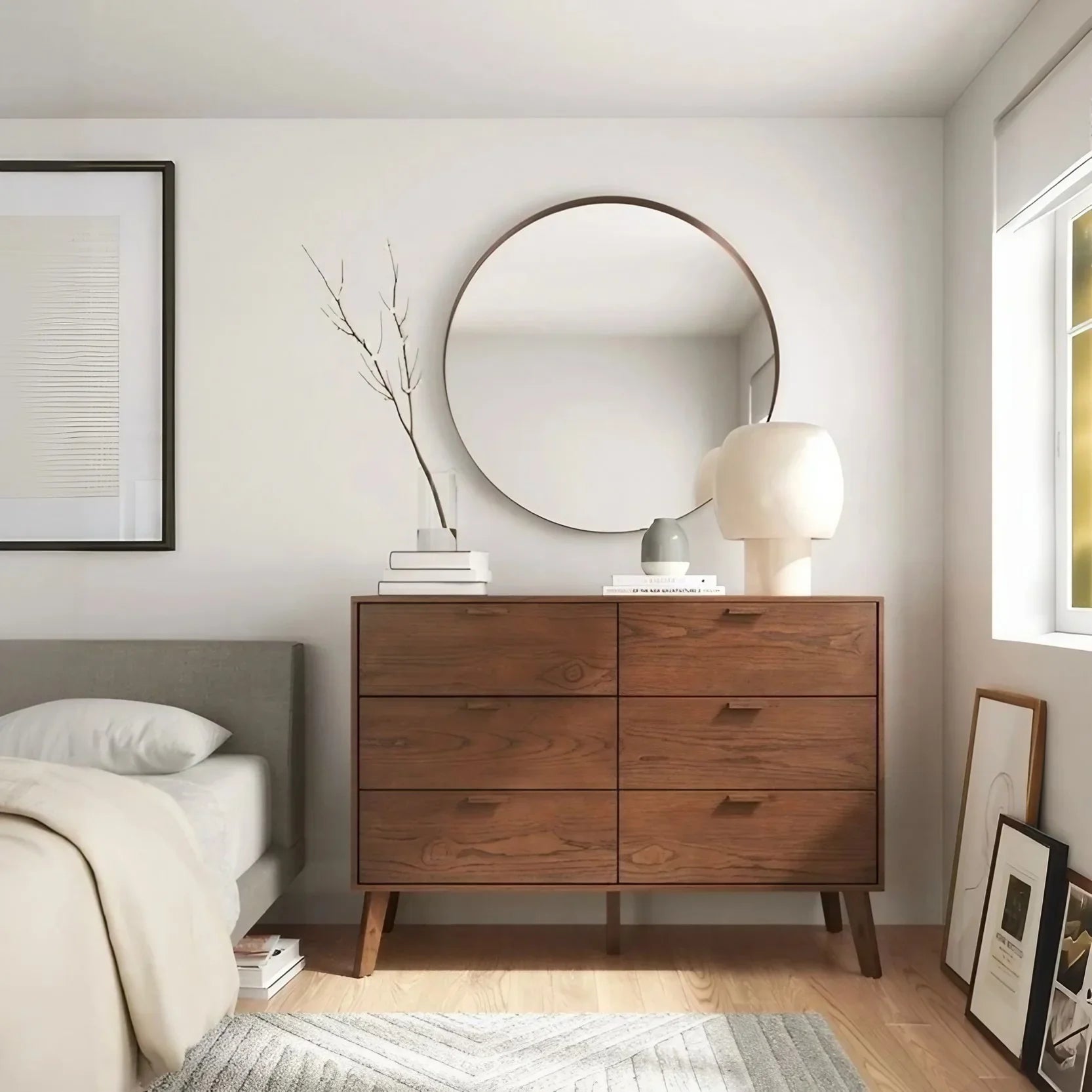 وحدة أدراج خشب كونتر و موسكي، 100*35*80 سم