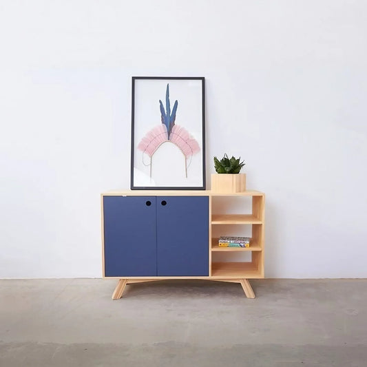 وحدة أدراج خشب كونتر و موسكي، 90*35*80 سم