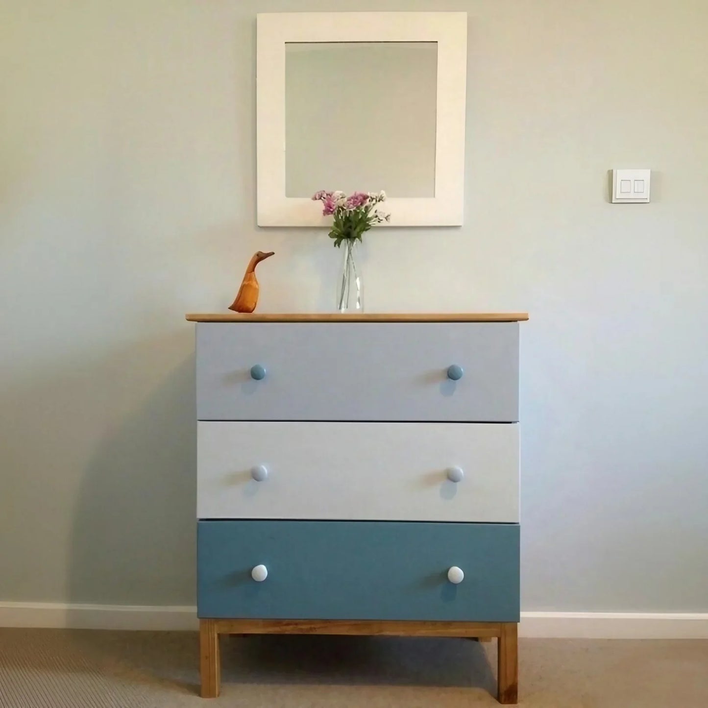 وحدة أدراج خشب كونتر وموسكي، 70*35*80 سم