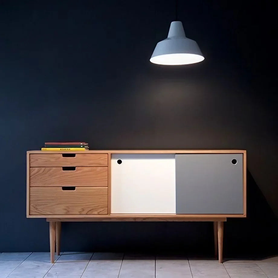 وحدة أدراج خشب كونتر وموسكي، 120*35*70 سم