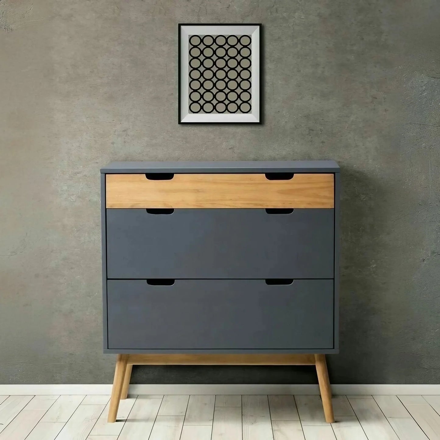 وحدة أدراج خشب كونتر، 70*35*80 سم