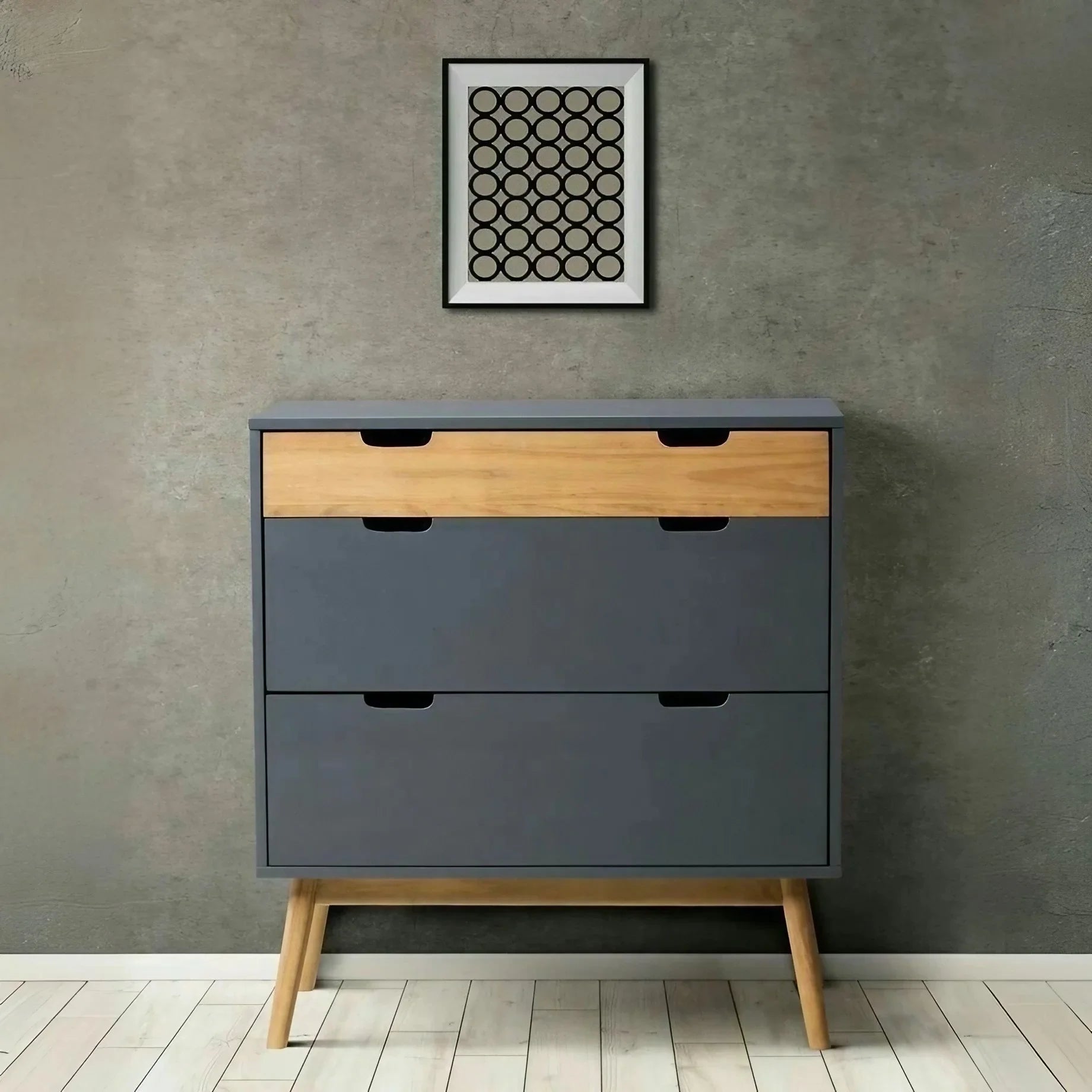 وحدة أدراج خشب كونتر، 70*35*80 سم