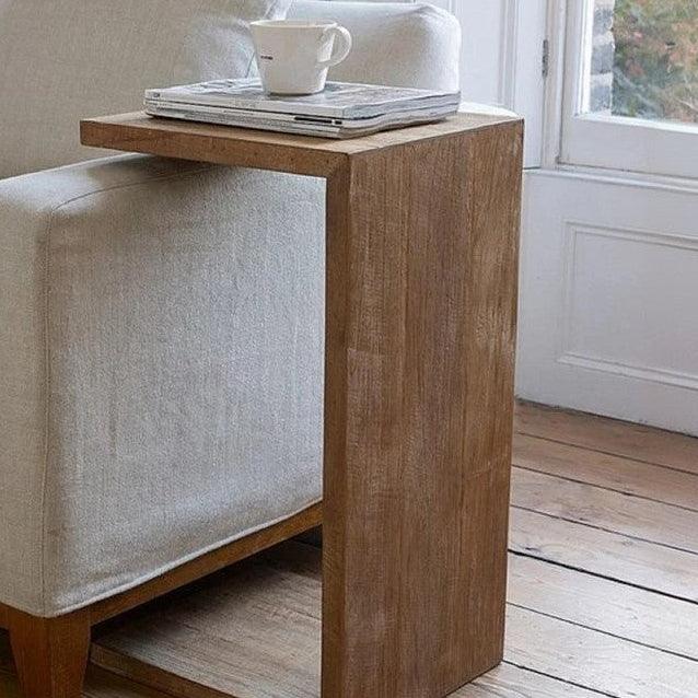 ترابيزة جانبية خشب كونتر، 30*25*60 سم