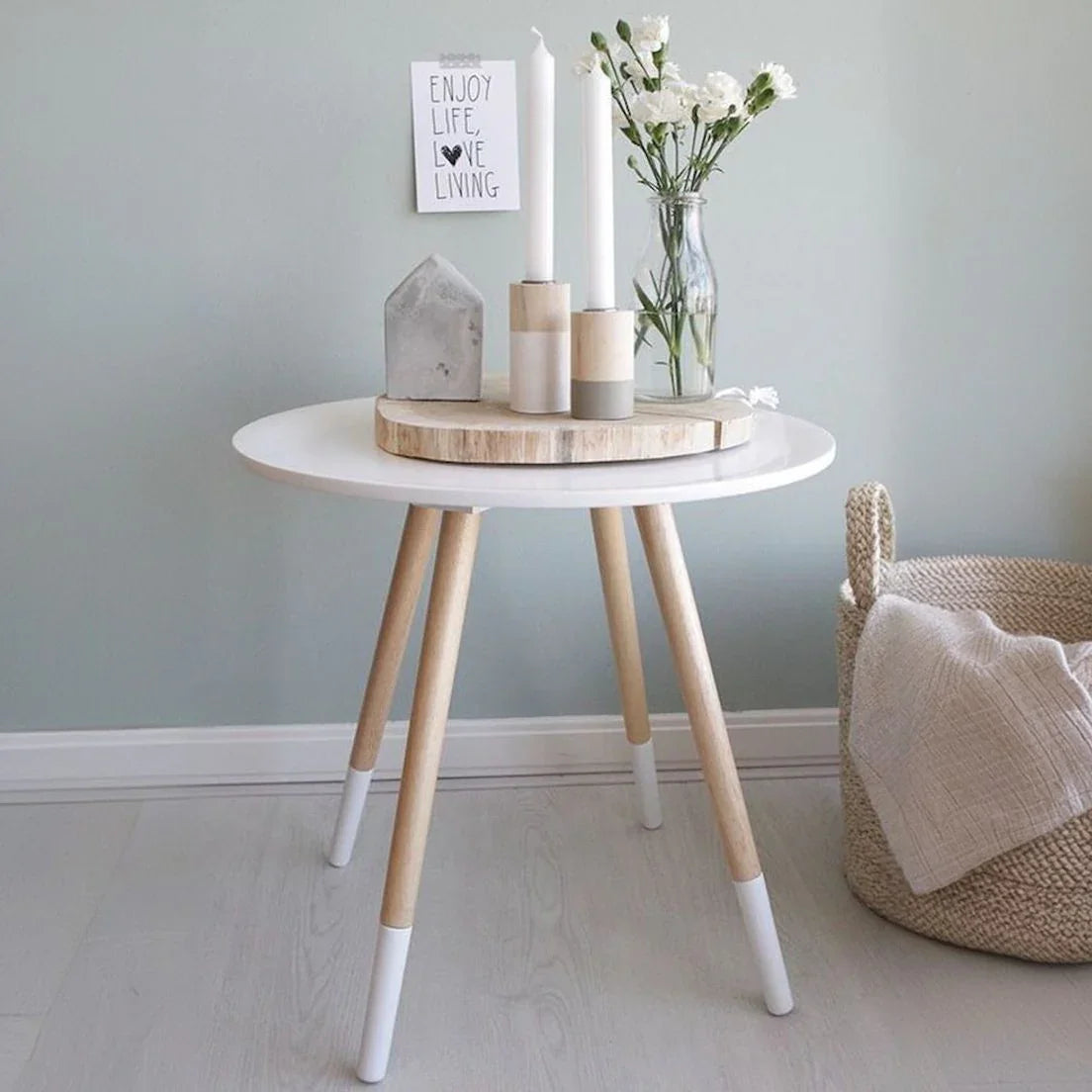 ترابيزة جانبية خشب ام دي اف وموسكي، 50*60 سم