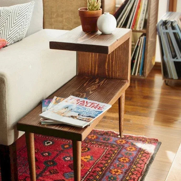 ترابيزة جانبية خشب موسكي، 50*30*60 سم