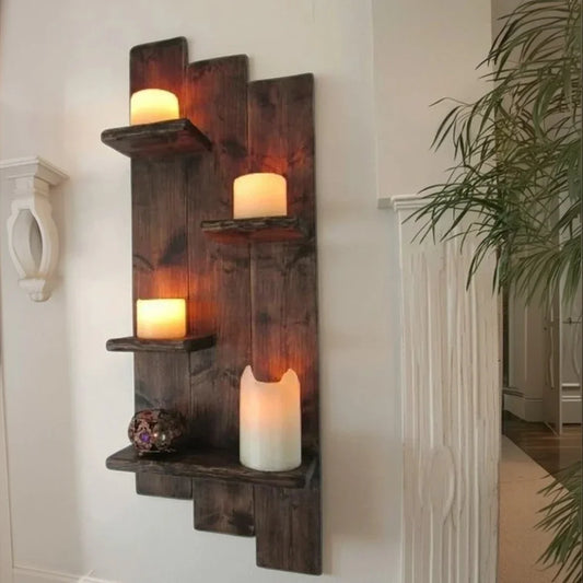 وحدة أرفف خشب موسكي، 30*10*70 سم