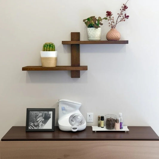 وحدة أرفف خشب موسكي، 80*12.5*50 سم