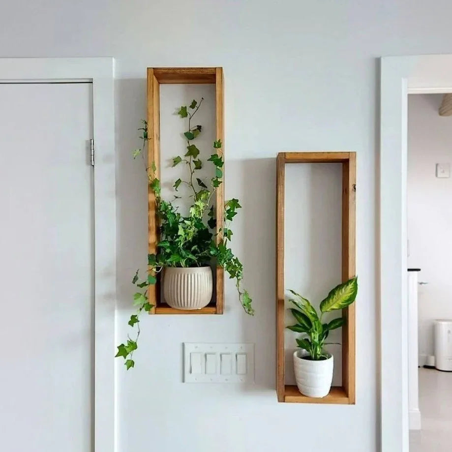 رف حائط خشب موسكي، 20*12.5*60 سم - قطعتين