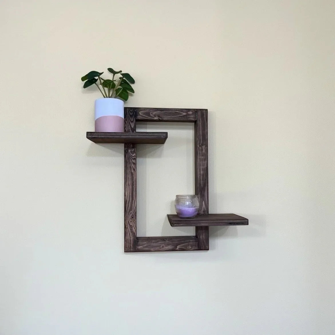 رف حائط خشب موسكي، 30*12.5*50 سم