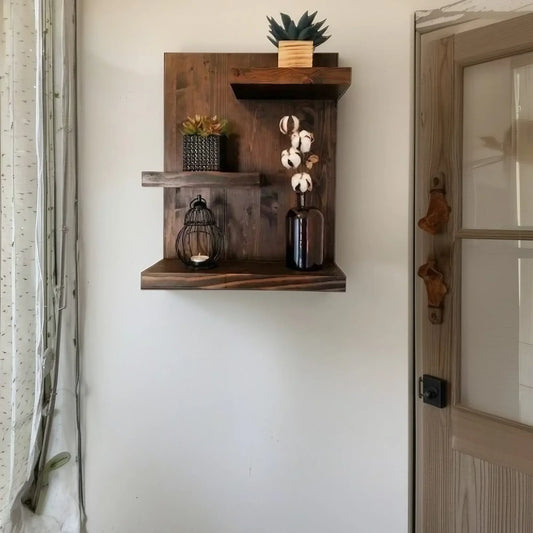 رف حائط خشب موسكي، 40*10*50 سم