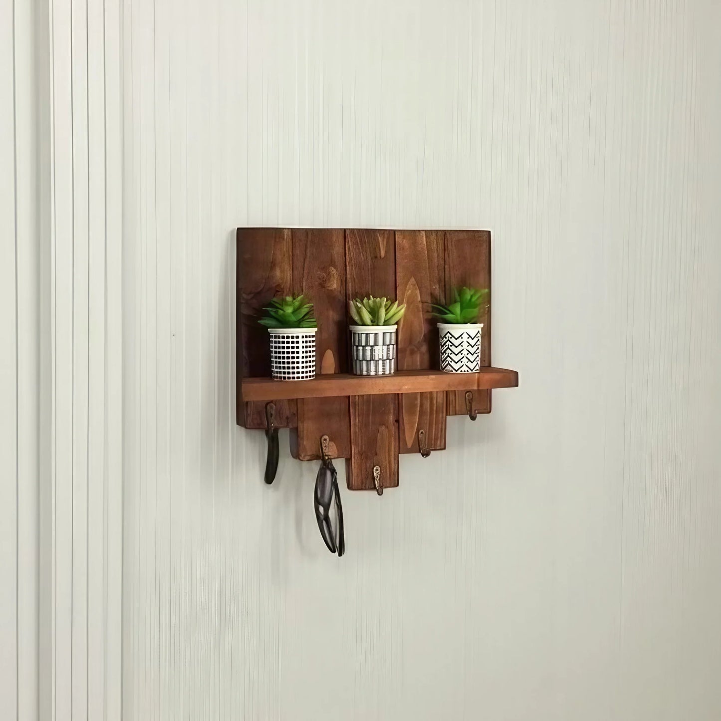 رف حائط خشب موسكي، 50*12.5*50 سم