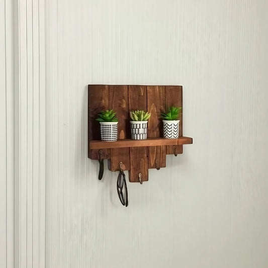 رف حائط خشب موسكي، 50*12.5*50 سم