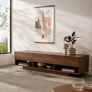 ترابيزة تليفزيون خشب كونتر، 150*40*55 سم