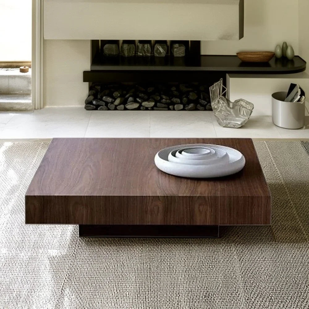 ترابيزة قهوة خشب كونتر، 70*70*25 سم