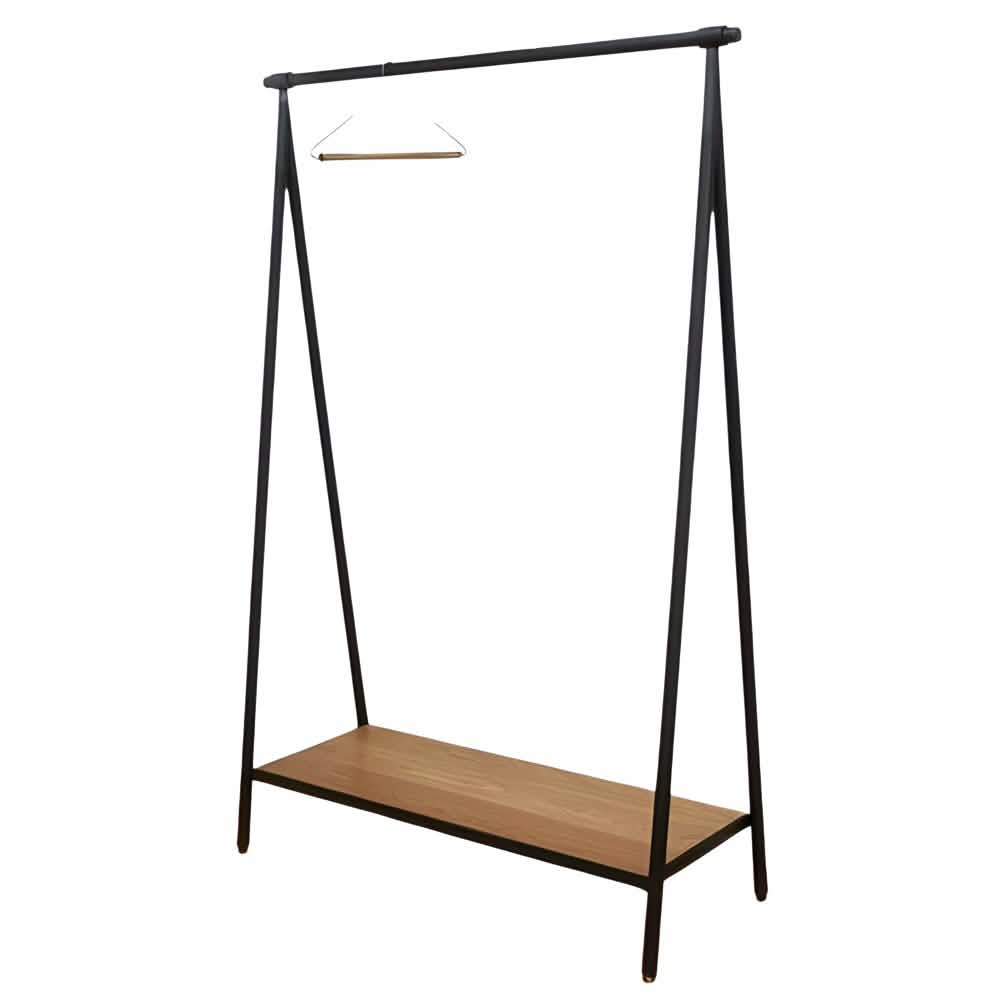 علاقه ملابس معدن أسود 120*40*150 سم - RON247 Royal Iron