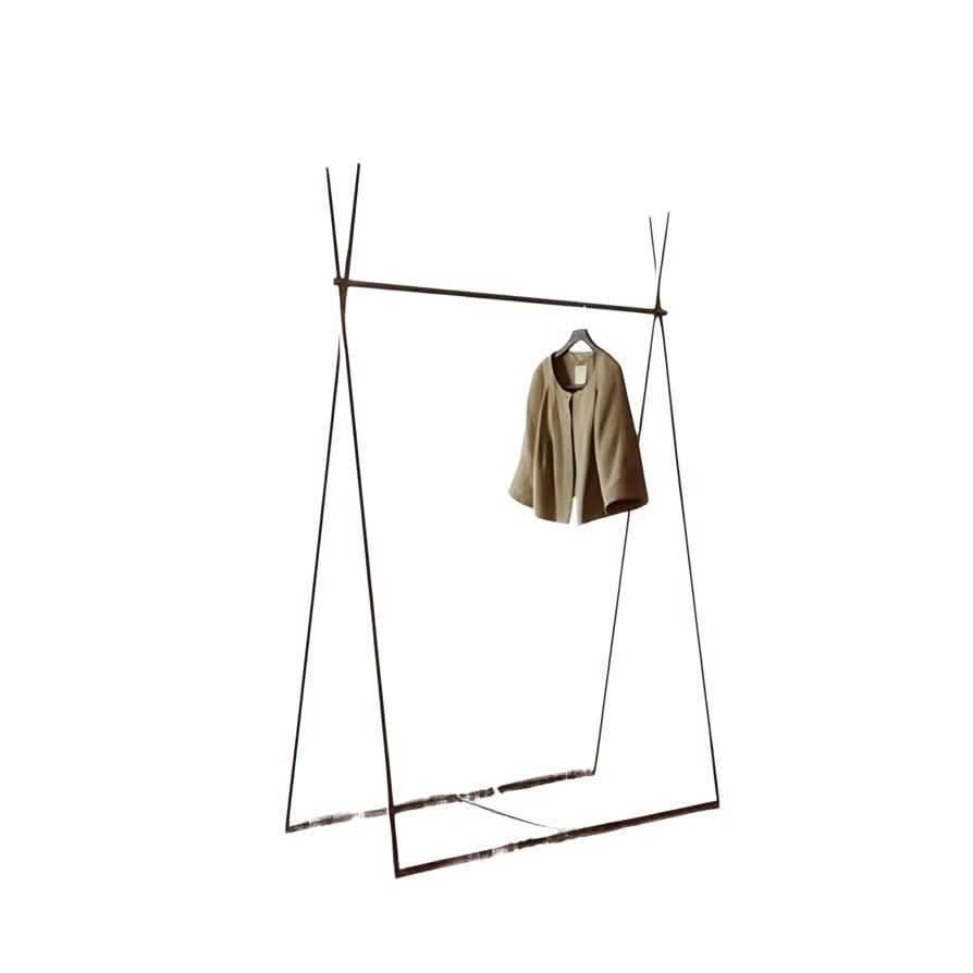 علاقه ملابس معدن أسود 150*50*180 سم - RON252 Royal Iron