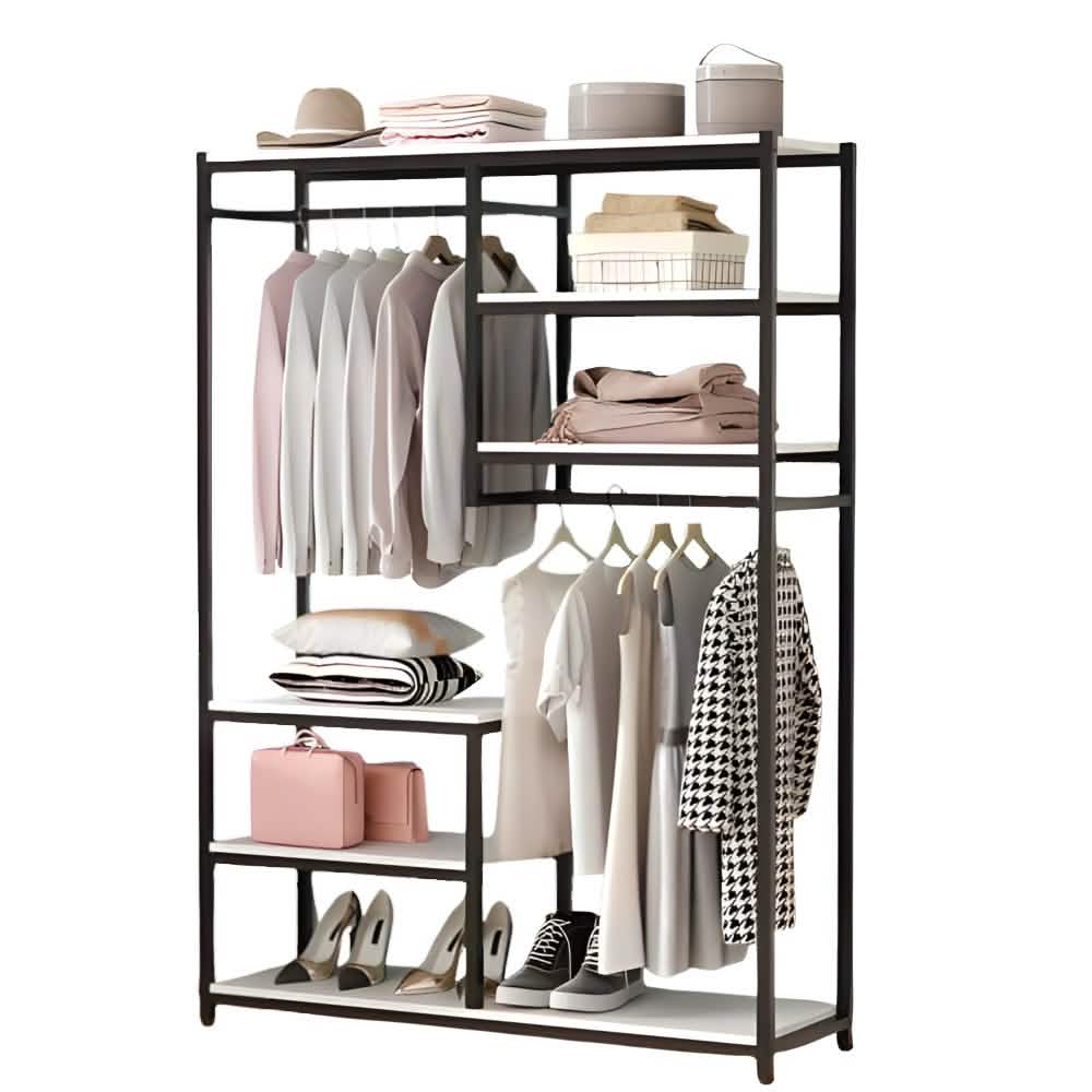 علاقه ملابس معدن أسود 120*40*180 سم - RON253 Royal Iron