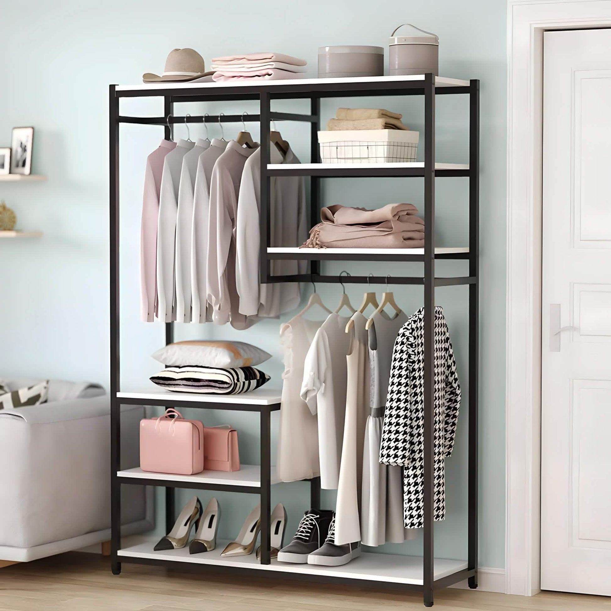 علاقه ملابس ستيل، 120*40*180 سم