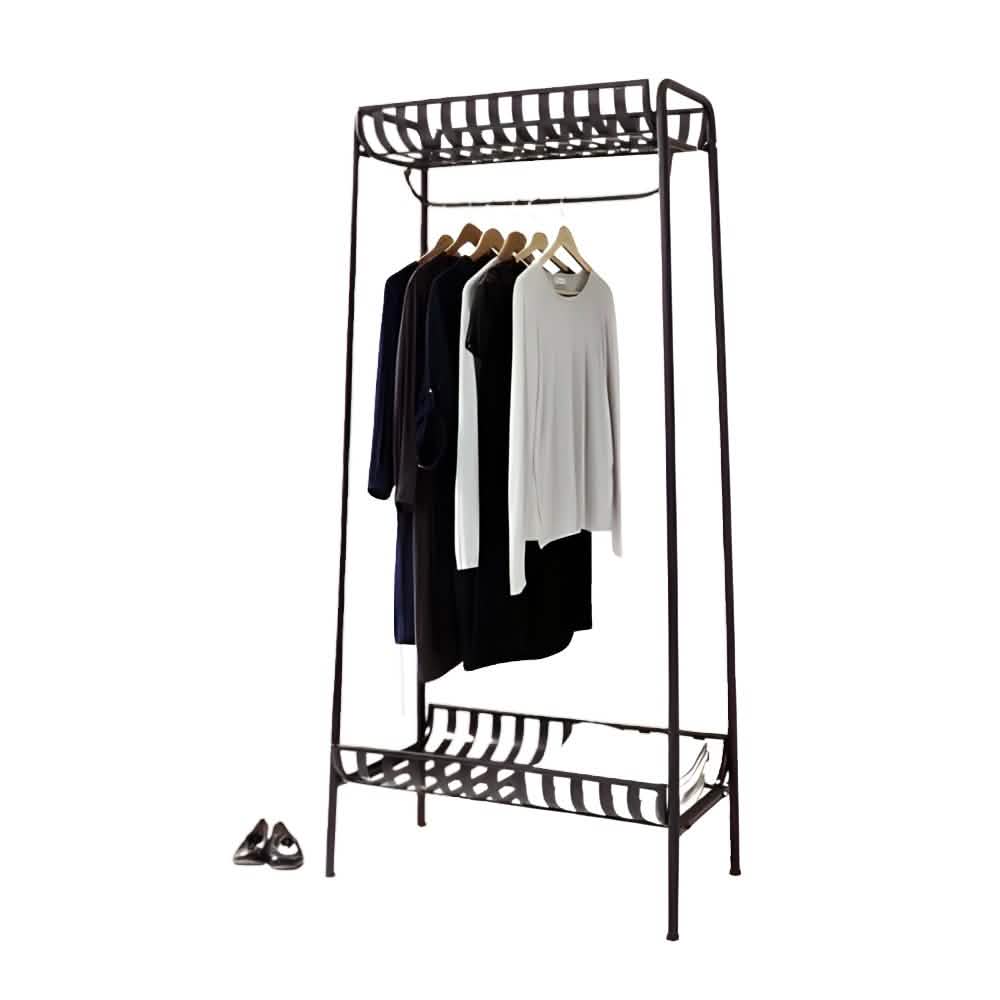 علاقه ملابس معدن أسود 80*50*180 سم - RON254 Royal Iron