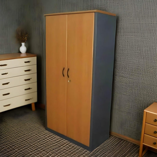 دولاب معدن و خشب، 80*40*180 سم