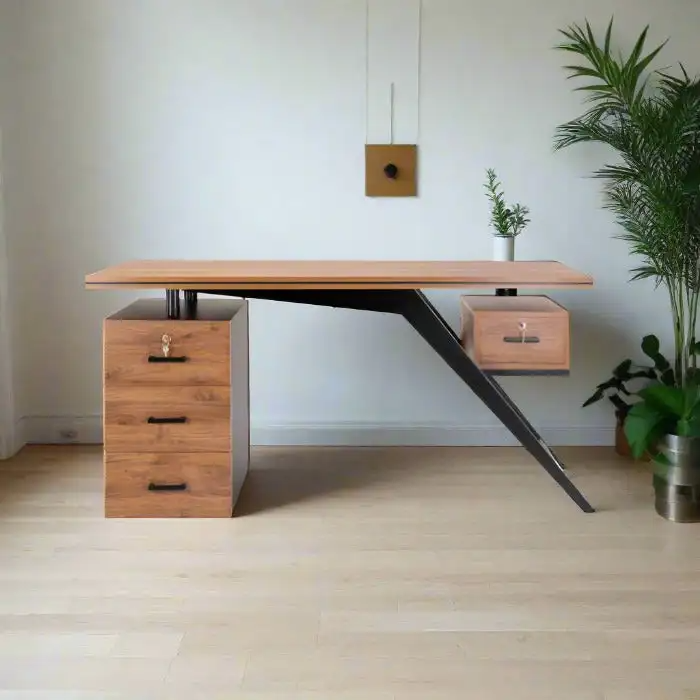 مكتب كونتر وستيل، 165*65*75 سم
