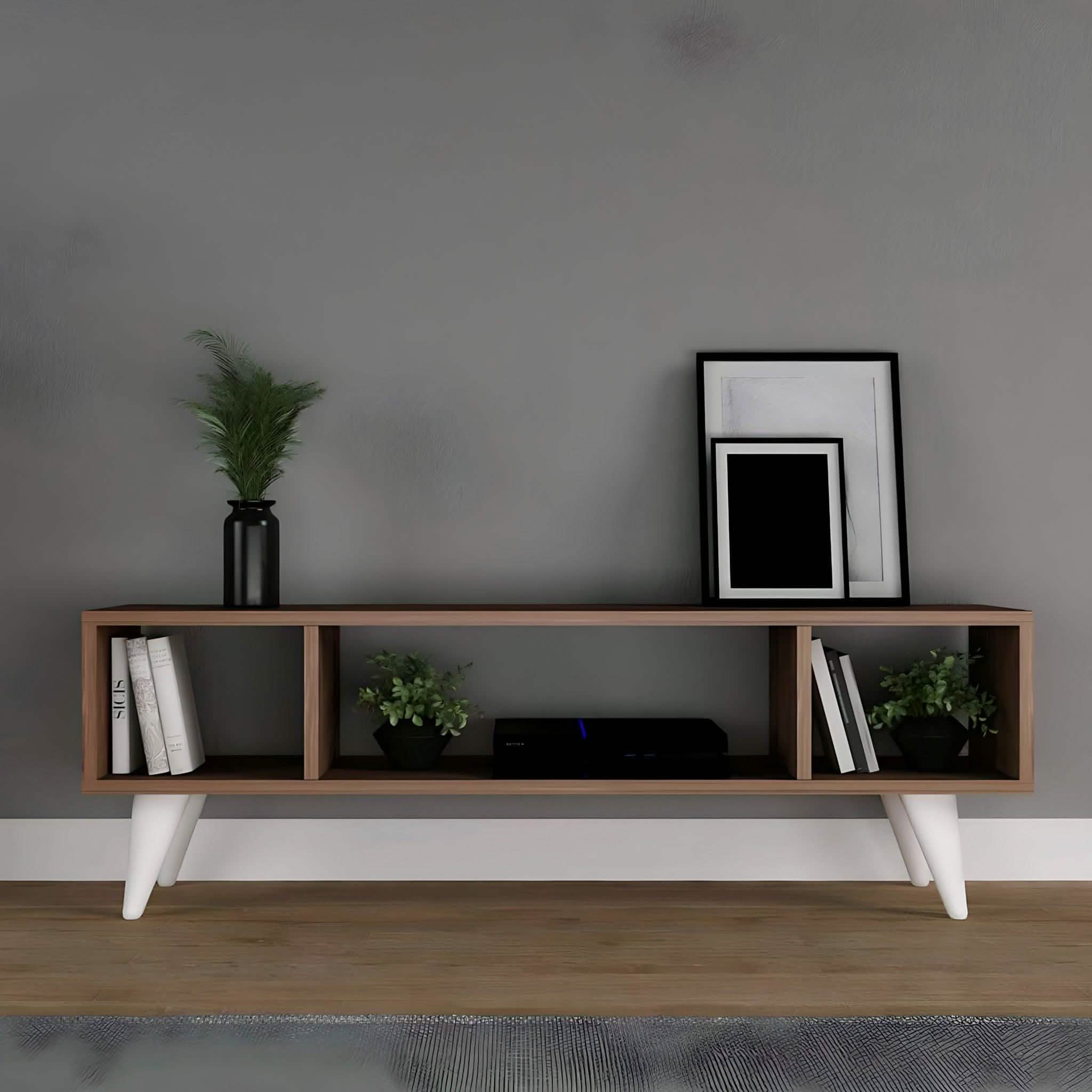 ترابيزة تليفزيون ام دي اف، 120*30*45 سم