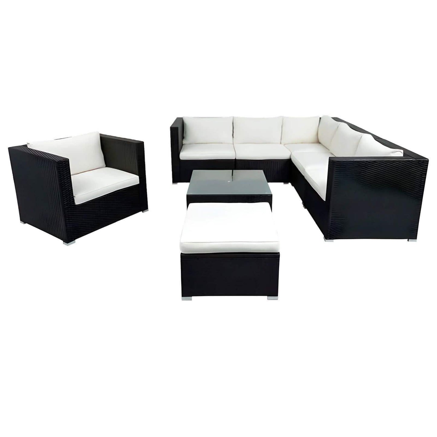 طقم خارجي معدن و راتان - OSR54 Oscar Rattan