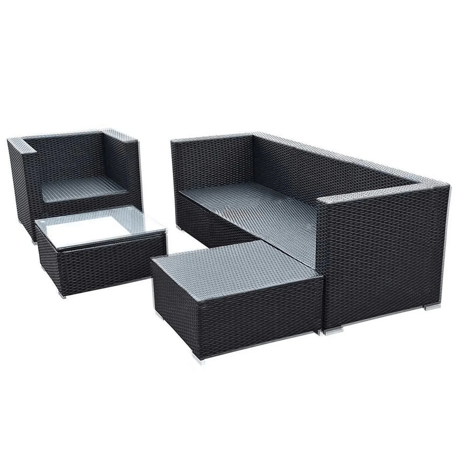 طقم خارجي معدن و راتان - OSR58 - Homix