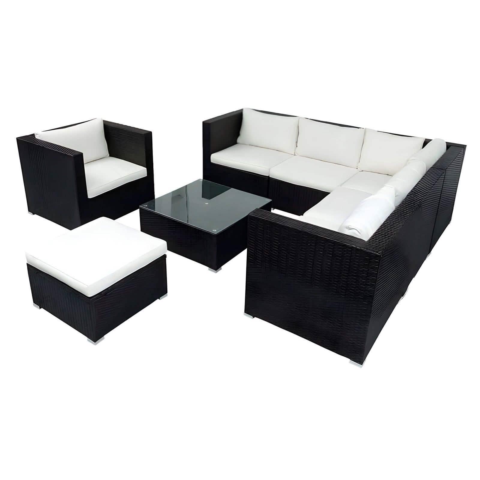 طقم خارجي معدن و راتان - OSR54 Oscar Rattan