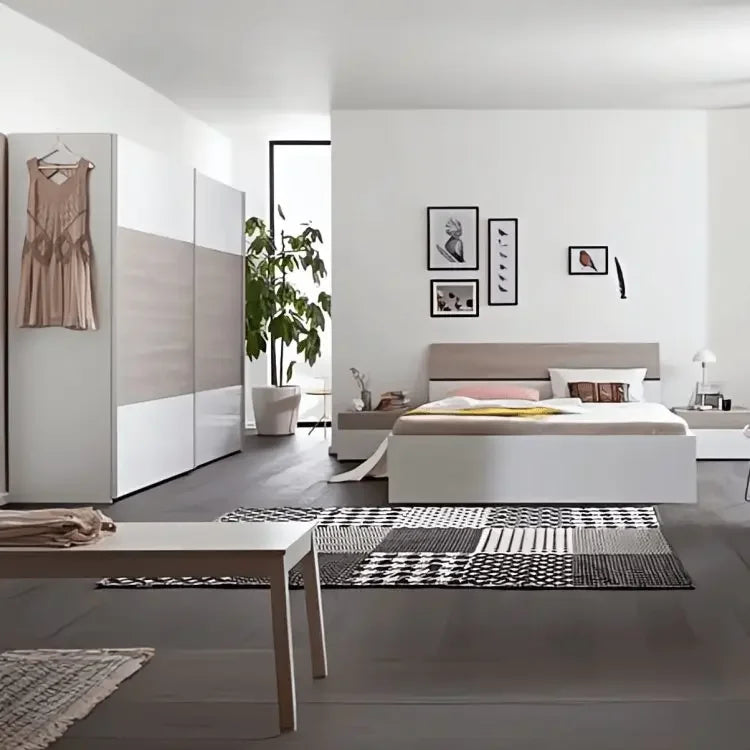 غرفة نوم، خشب ام دي اف - 5 قطع