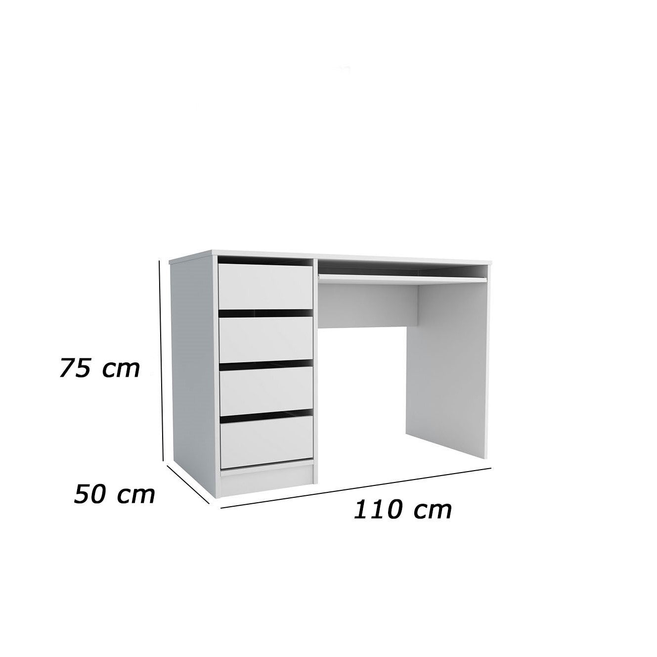 مكتب ام دي اف 110*50*75 سم - FUN291