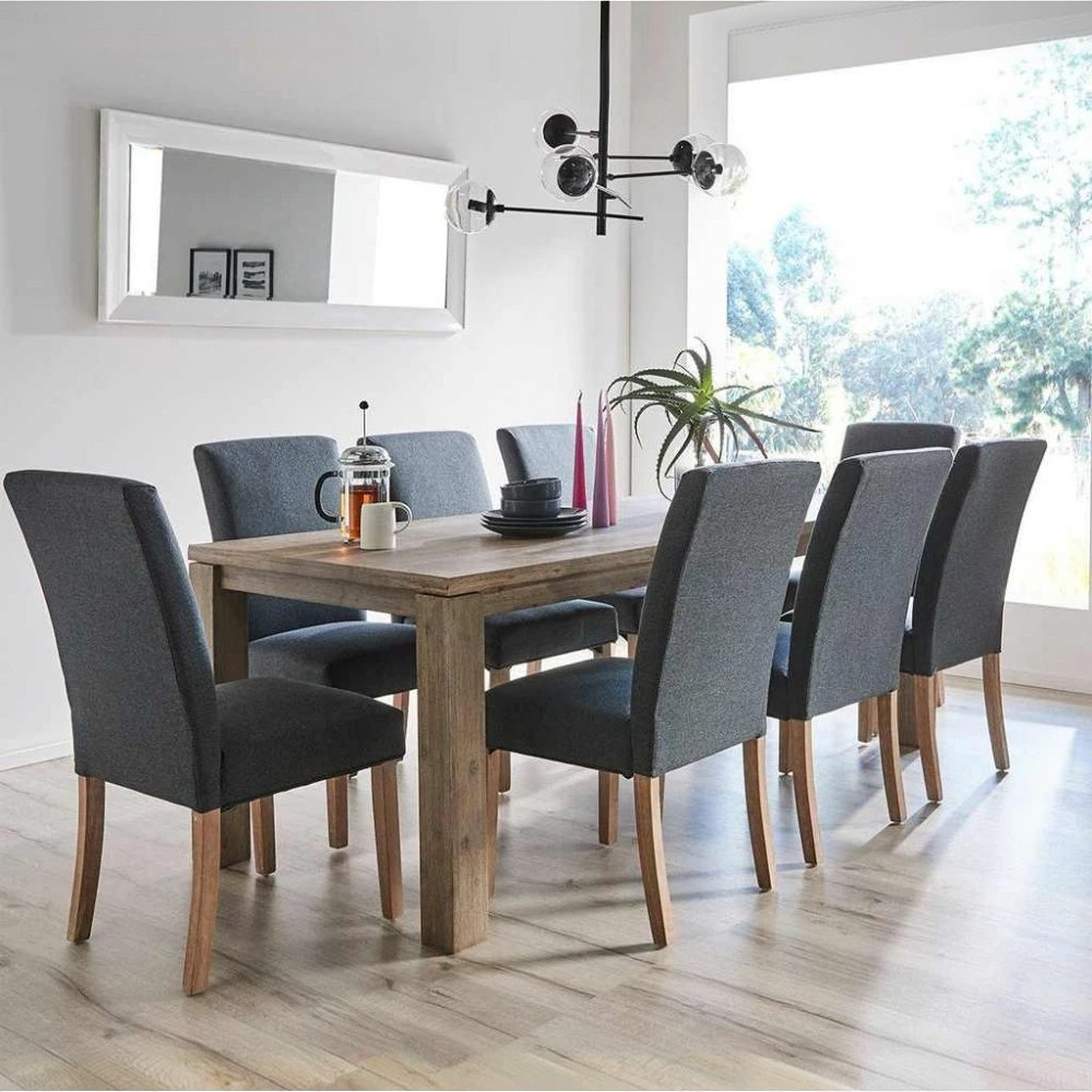 طقم سفرة ام دي اف، 9 قطع