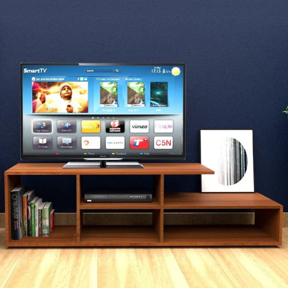 ترابيزة تليفزيون خشب ام دي اف، 160*40*45 سم