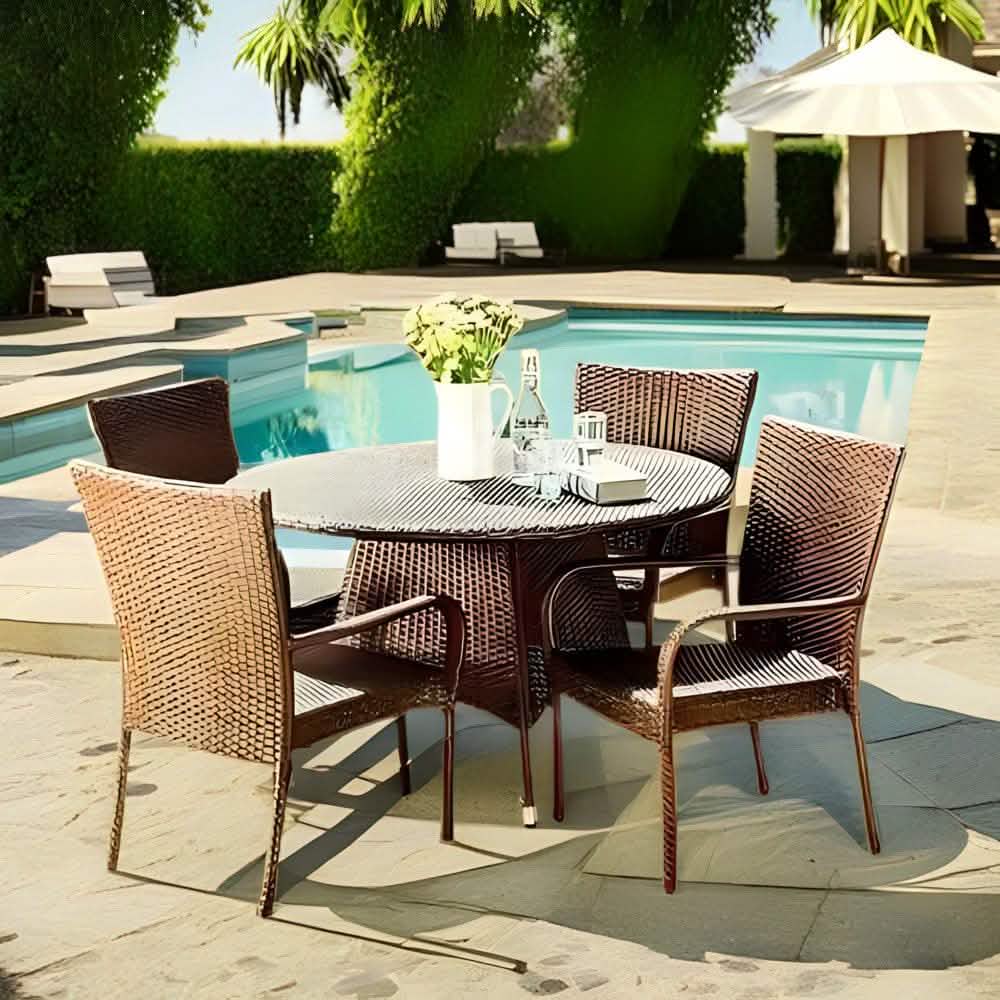 تسوق الأن من هومكس  طقم خارجي حديد وراتان - FAD25 بأفضل سعر وأفضل جودة