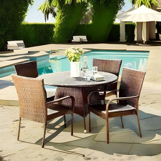 تسوق الأن من هومكس  طقم خارجي حديد وراتان - FAD25 بأفضل سعر وأفضل جودة