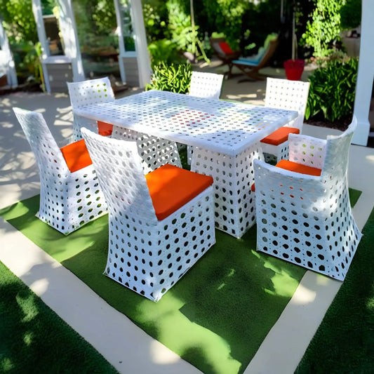 تسوق الأن من هومكس  سفرة خارجية حديد و راتان - FAD34 بأفضل سعر وأفضل جودة