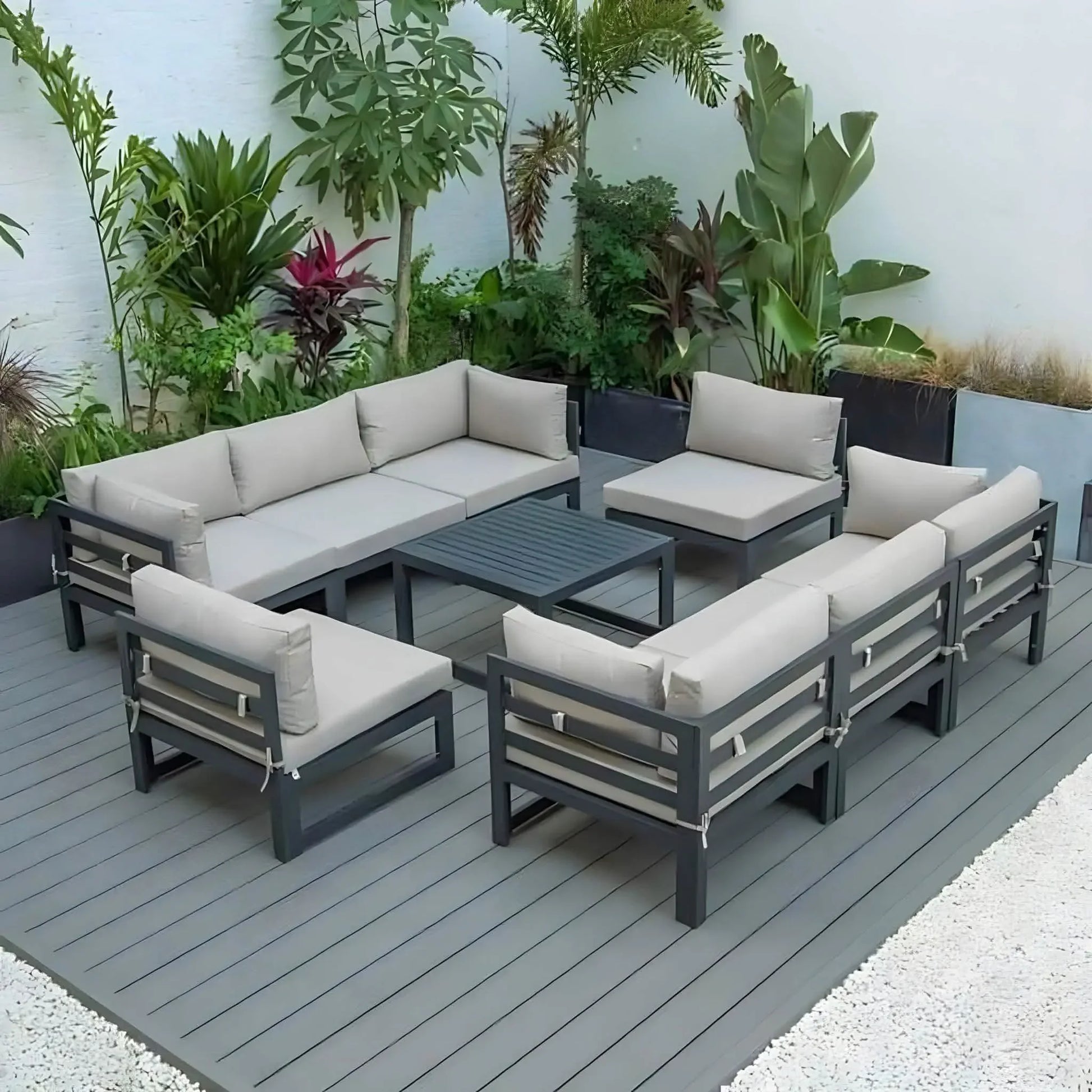 طقم خارجي معدن، 5 قطع