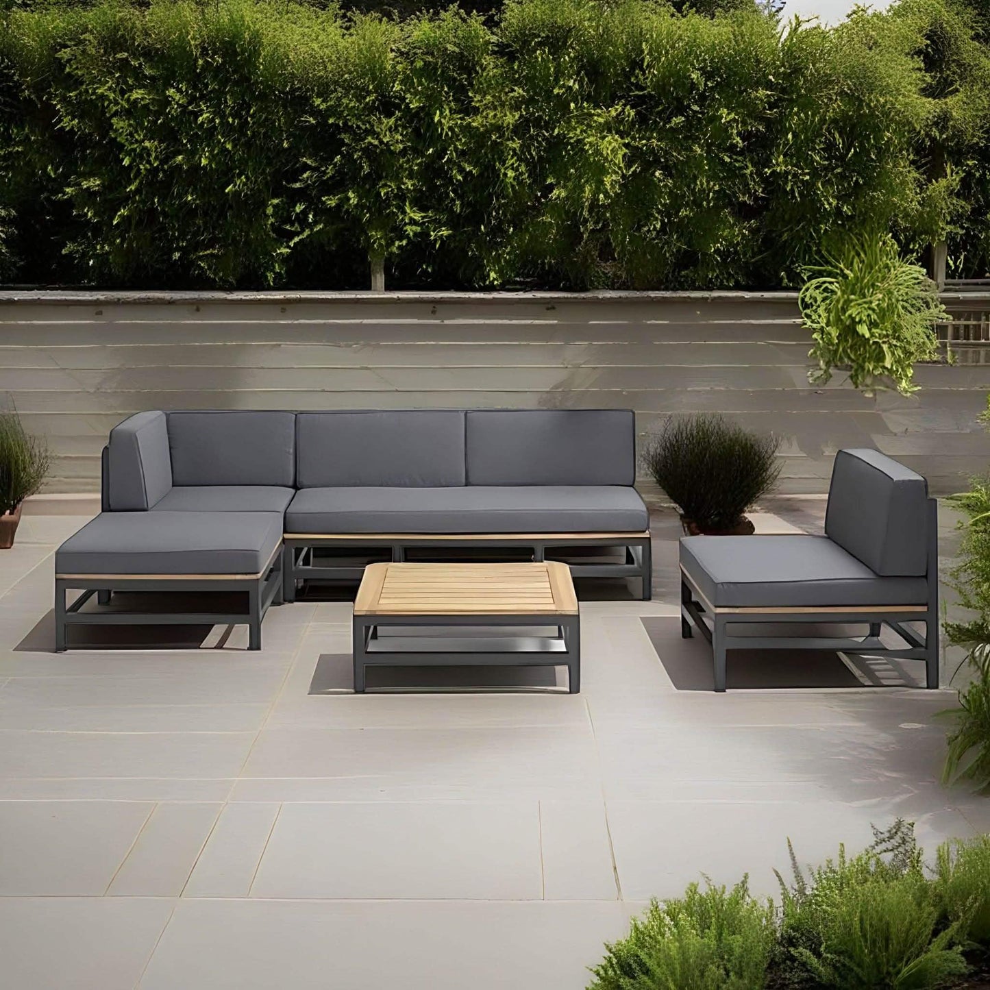 طقم خارجي معدن، 4 قطع