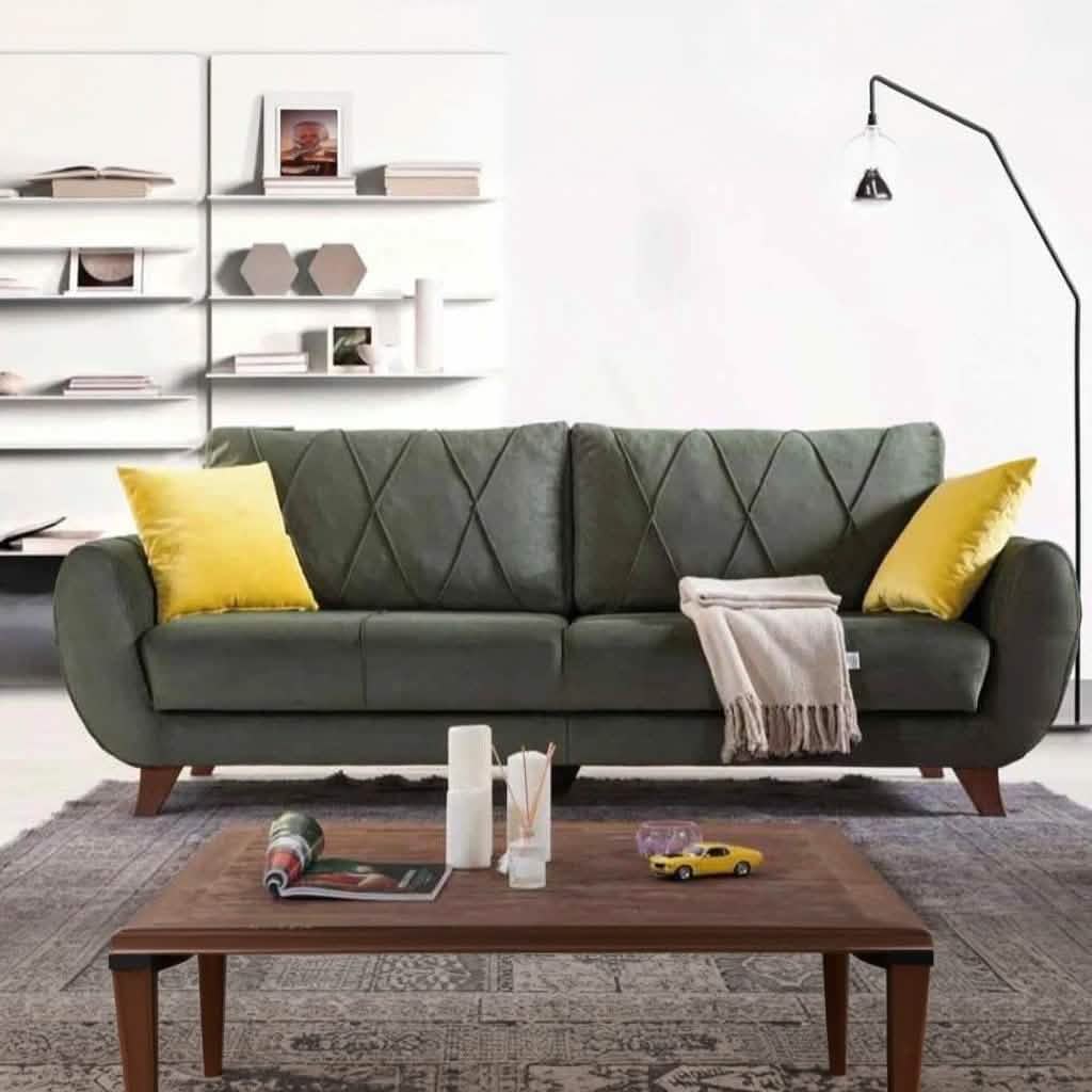 كنبة سرير خشب زان أحمر، 200*60*80 سم