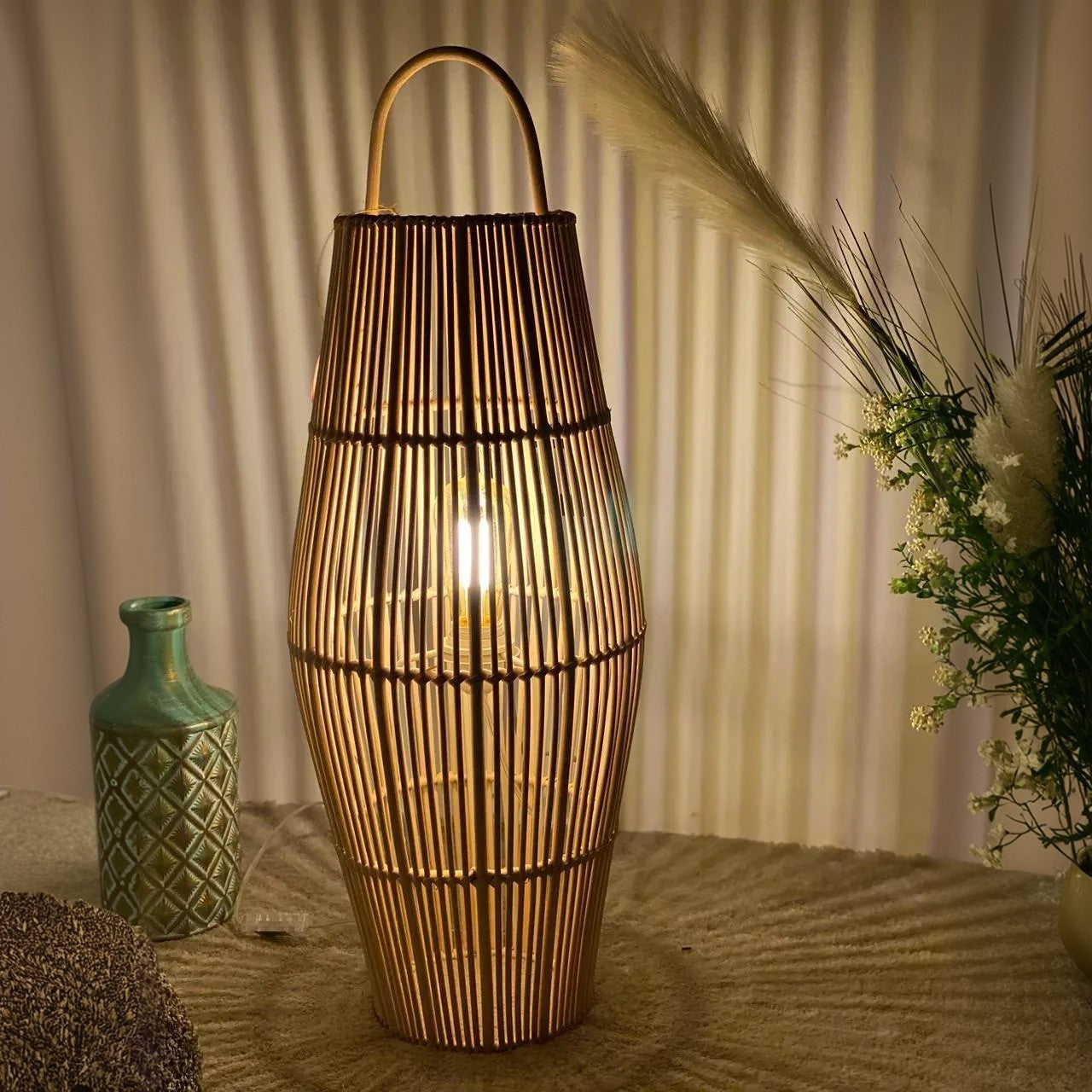 أباجورة أرضية بامبو، 20*60 سم