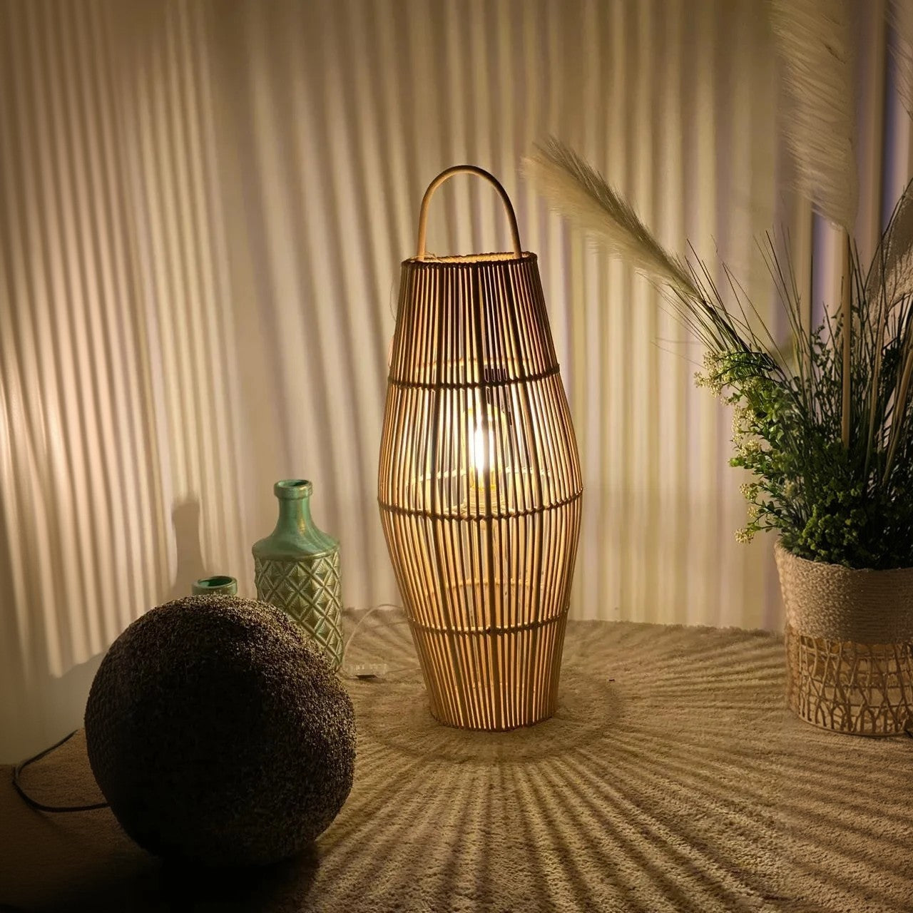 أباجورة أرضية بامبو، 20*60 سم