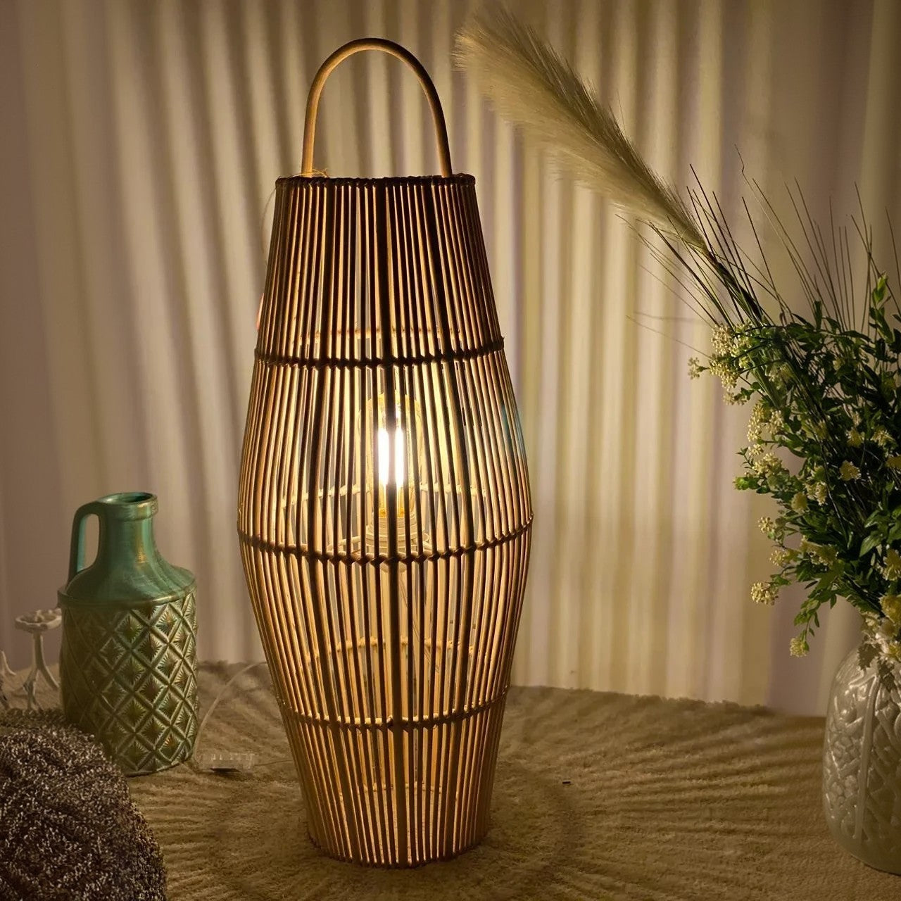 أباجورة أرضية بامبو، 20*80 سم