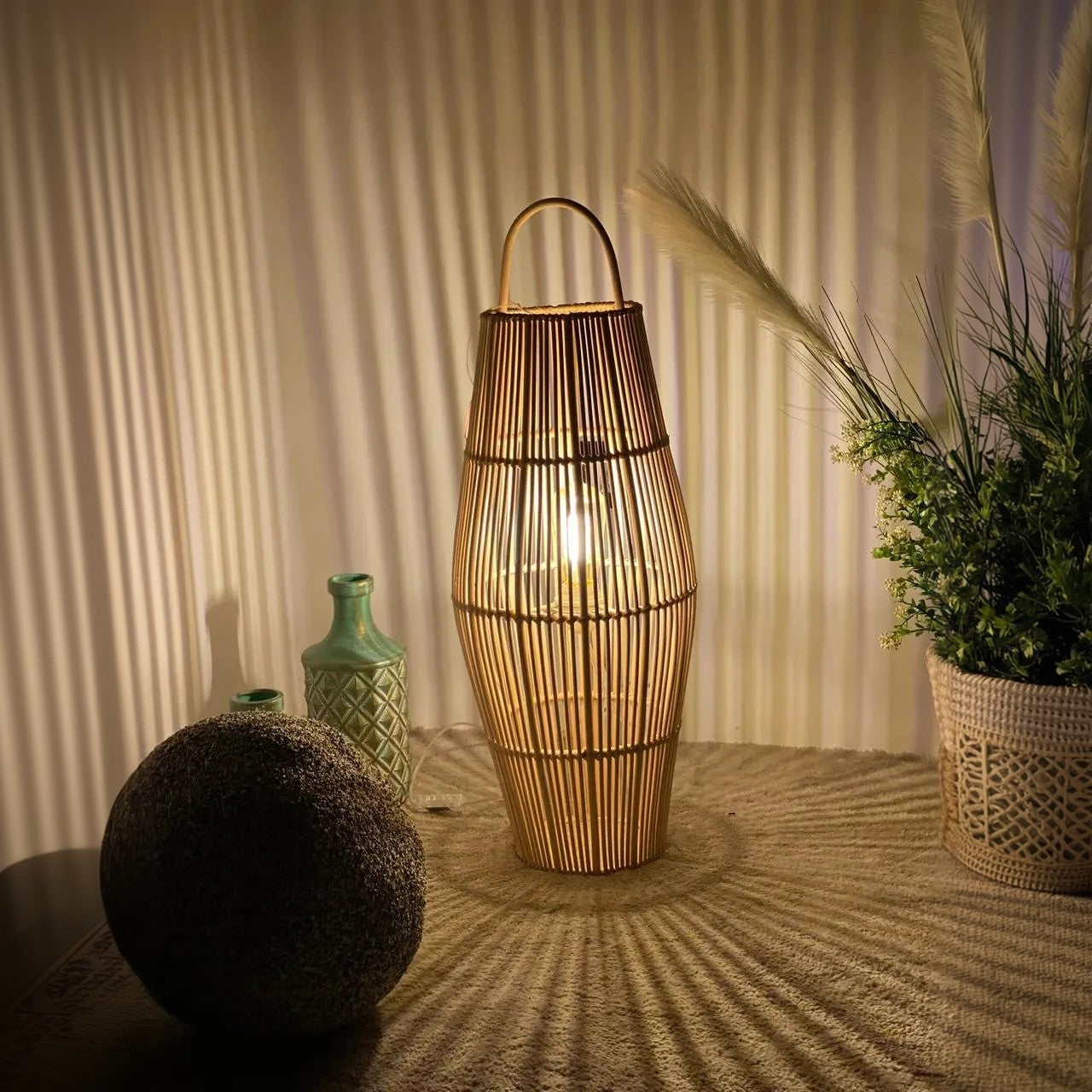 أباجورة أرضية بامبو، 20*80 سم