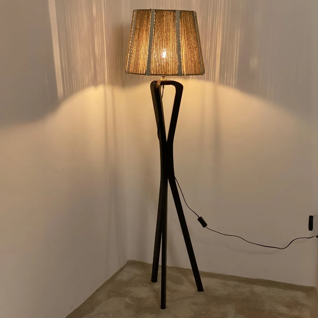 أباجورة أرضيه خيوط خيش، 40*160 سم