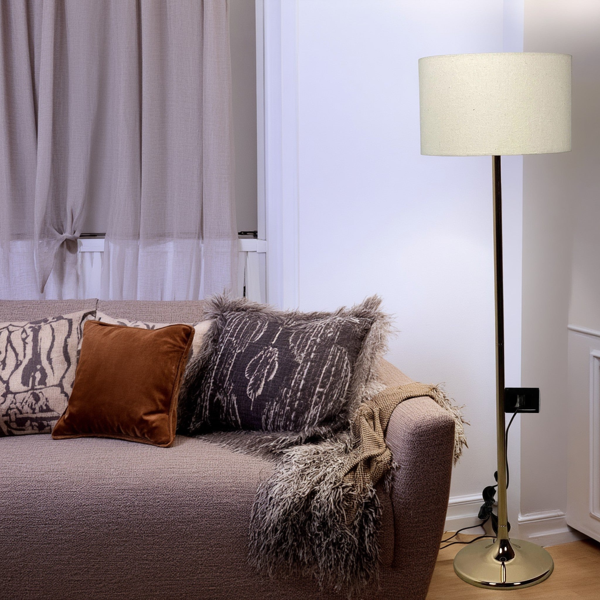 أباجورة أرضيه قماش، 40*160 سم