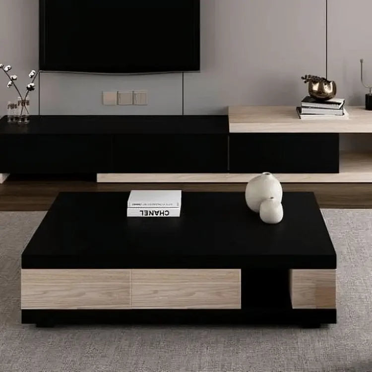 طقم ترابيزات مع وحدة علوية ام دي اف اسباني - FUR51 - Homix