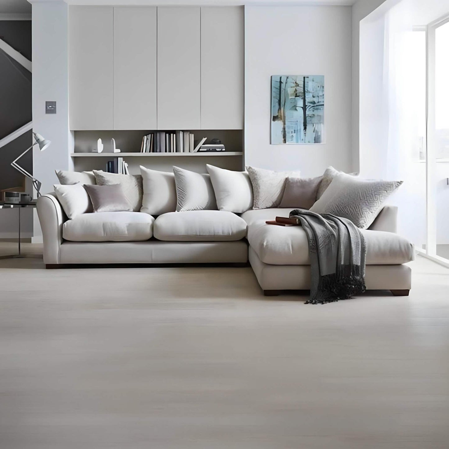 ركنة خشب زان أحمر، 280*180*75 سم