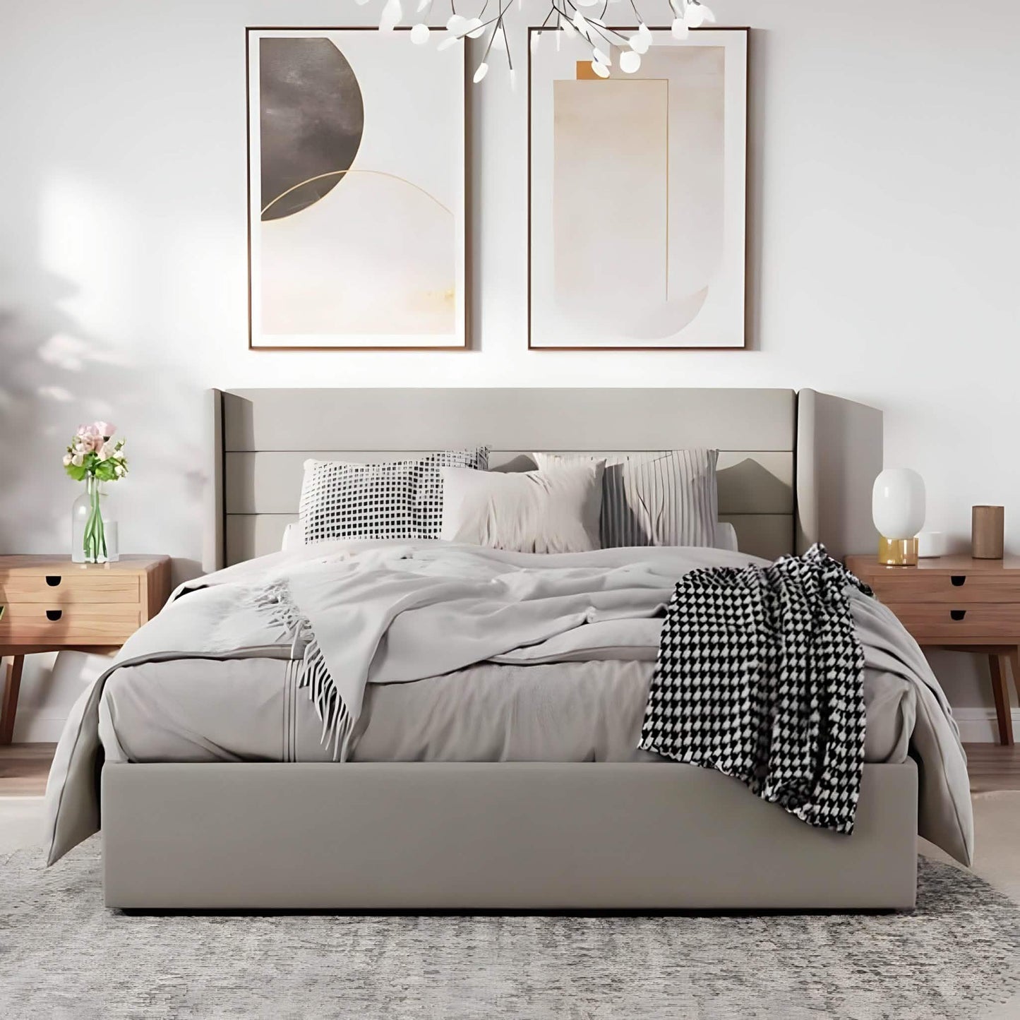 سرير فردي خشب كونتر، 100*195*120 سم