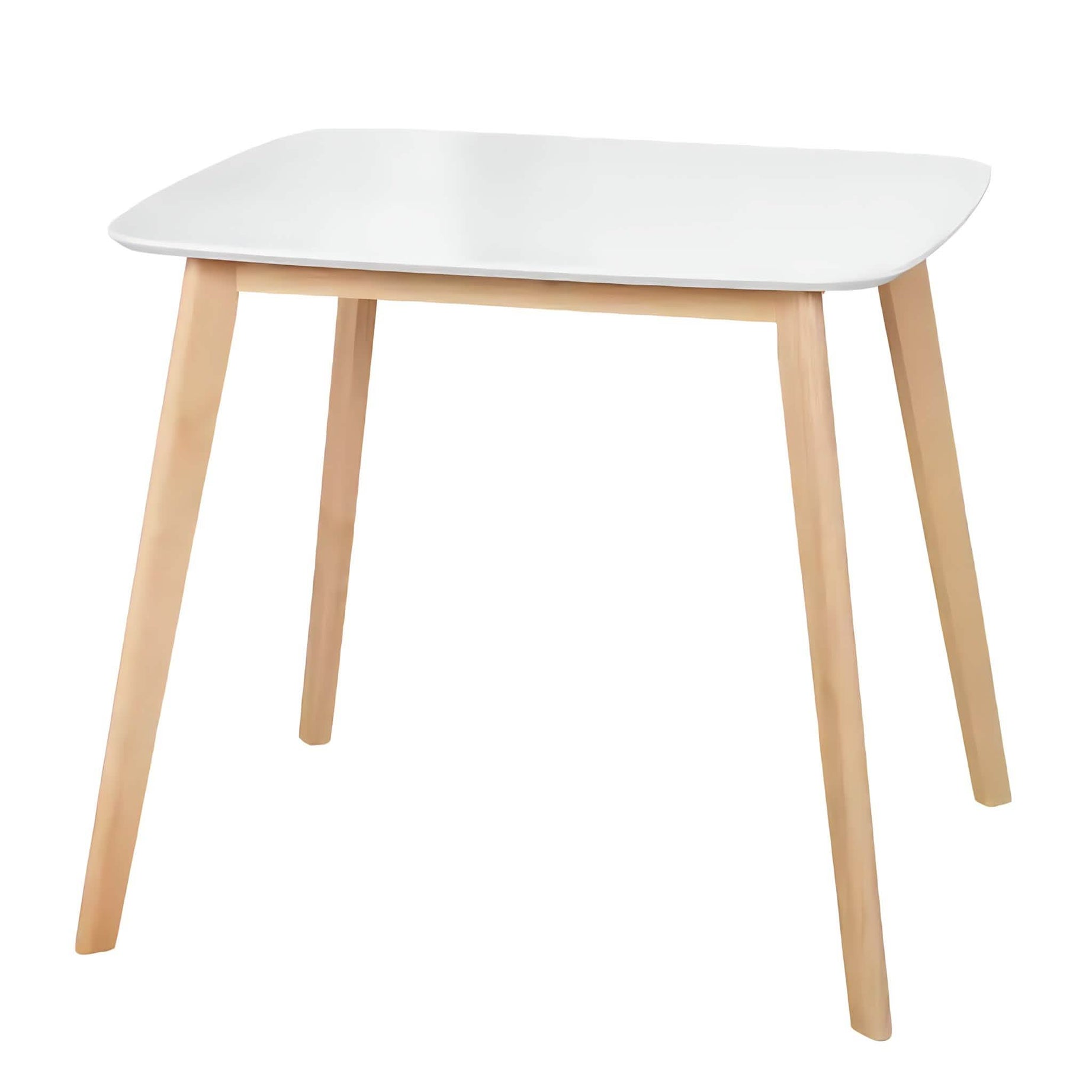 ترابيزة سفرة خشب زان، 80*80*100 سم